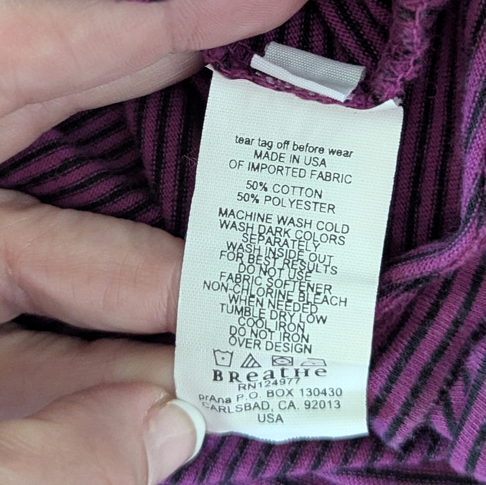 Prana Midi Dress Crew Neck Women's Medium Outside Wear Great Used Condition - Picture 2 of 4